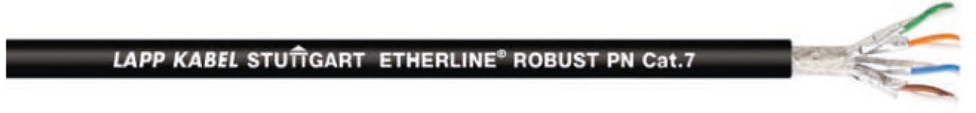Lapp Norway - ETHERLINE ROBUST PN Cat. 7 4x2x23/7 AWG, sort RAL 9005
