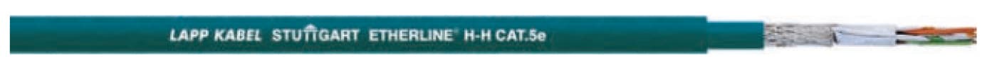 Lapp Norway - ETHERLINE H-H CAT. 5e 4x2x24/1AWG blå RAL 5021