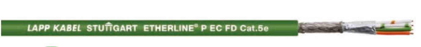 Lapp Norway - ETHERLINE P EC FD CAT.5e 1X4XAWG26/19 grønn RAL 6018