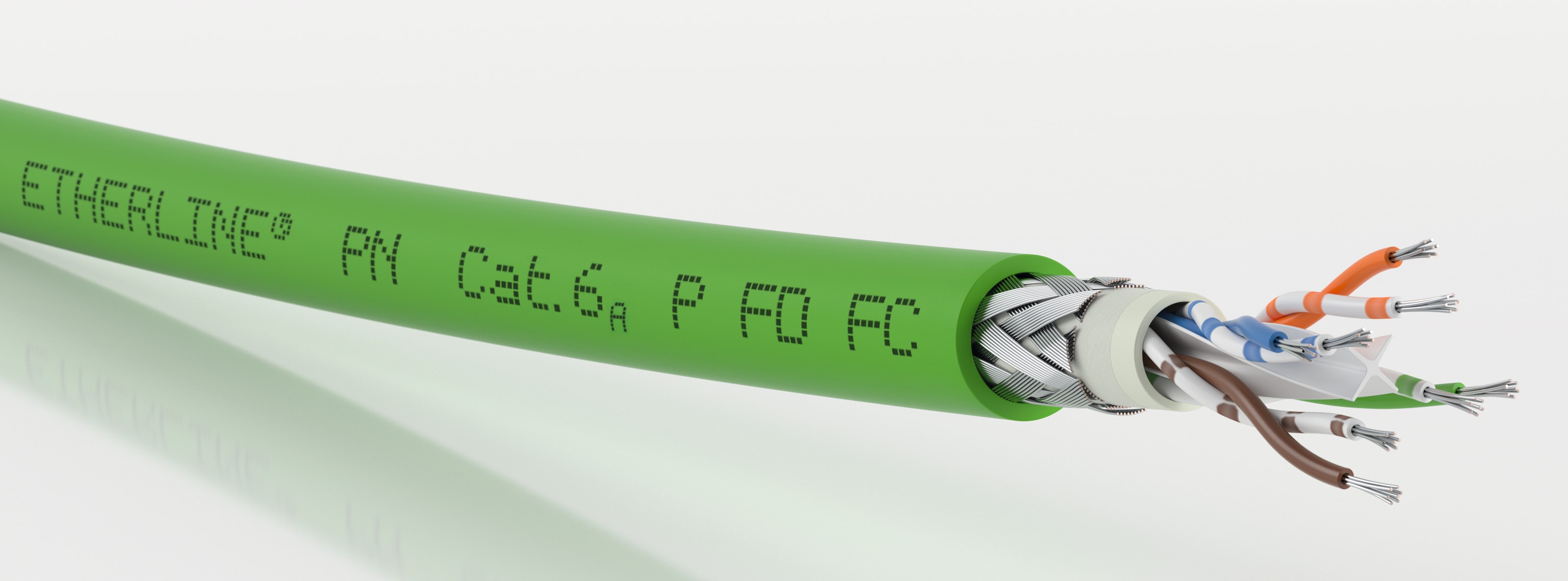 Lapp Norway - ETHERLINE PN CAT.6A P FD 4x2x24/7 AWG grønn RAL 6018