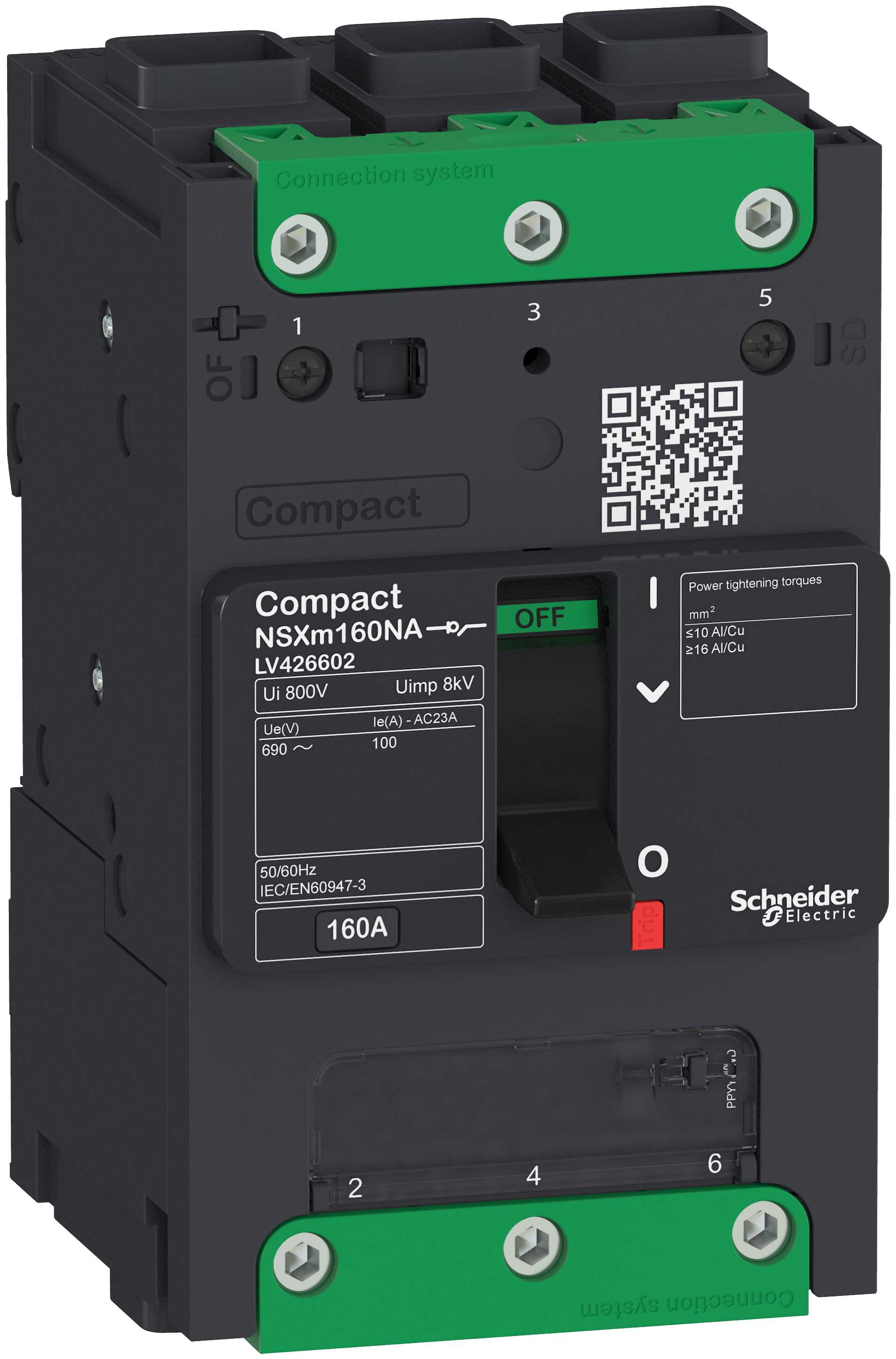 Schneider Electric - Lastbryter NSXm 50A 3p Elink