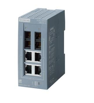 Siemens - SCALANCE XB004-2; 4 x 10/100 Mbit/s RJ45 porter + 2 x 100 Mbit/s multimode SC-port