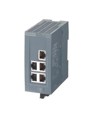 Siemens - SCALANCE XB005G; 5 x 10/100/1000 Mbit/s RJ45 porter