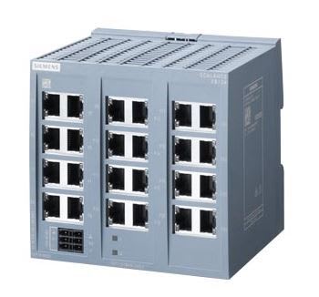 Siemens - SCALANCE XB124; 24 x 10/100 Mbit/s RJ45 porter