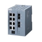 Siemens - SCALANCE XB108-2; 8 x 10/100 Mbit/s RJ45 porter + 2 x 100 Mbit/s SC-port multimode