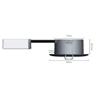 QUICK INSTALL - Qi DL UniQ LED 7,5W/927 ALU RUND