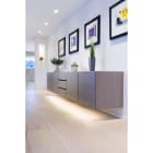 QUICK INSTALL - Qi LED-strips Pro-sett 5m, Push dim driver. Leveres med Strips i IP54. 2700K, 875lm/m.