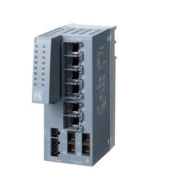 Siemens - SCALANCE XC106-2; 6 x 10/100 Mbit/s RJ45 porter + 2 x 100 Mbit/s SC-port multimode
