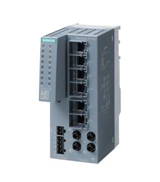Siemens - SCALANCE XC106-2; 6 x 10/100 Mbit/s RJ45 porter + 2 x 100 Mbit/s ST-port multimode