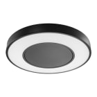 SG Armaturen - CIRCULUS Maxi sort 3210lm, 4000K 30W, RA>80, Class II, IP21, L70/B10, SDCM 3, A++