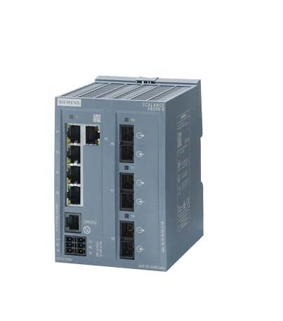 Siemens - SCALANCE XB205-3; 5 x 10/100 Mbit/s RJ45 porter + 3 SC-port multimode