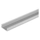 Ledvance - LED Strip Profil Flat U-formet Profil (12 mm bred), Aluminium, 2 m lang, PF04/U/17X7/12/2