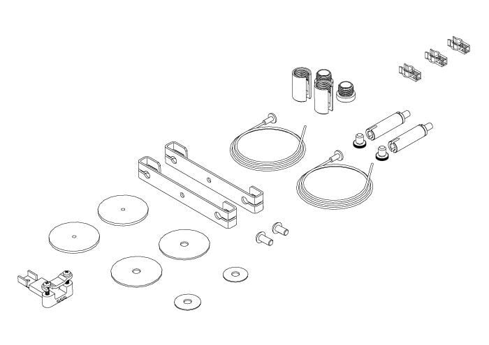 Glamox - i60 MNT WIRE 4M (2 PCS)