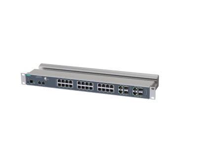 Siemens - SCALANCE XR328-4C WG; 24 x 10/100/1000 Mbps RJ45 porter +  4 x 1000 Mbps combo porter