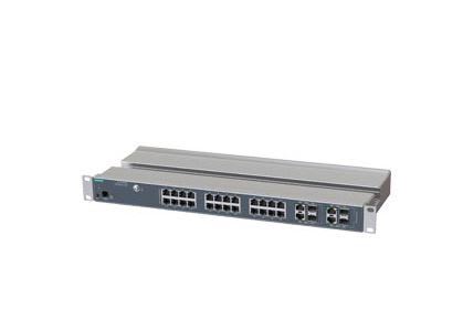 Siemens - SCALANCE XR328-4C WG; 24 x 10/100 Mbps RJ45 porter +  4 x 1000 Mbps combo porter