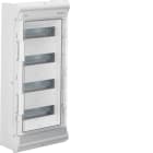 Hager - Plast skap, 4 rad, 48 moduler, IP65