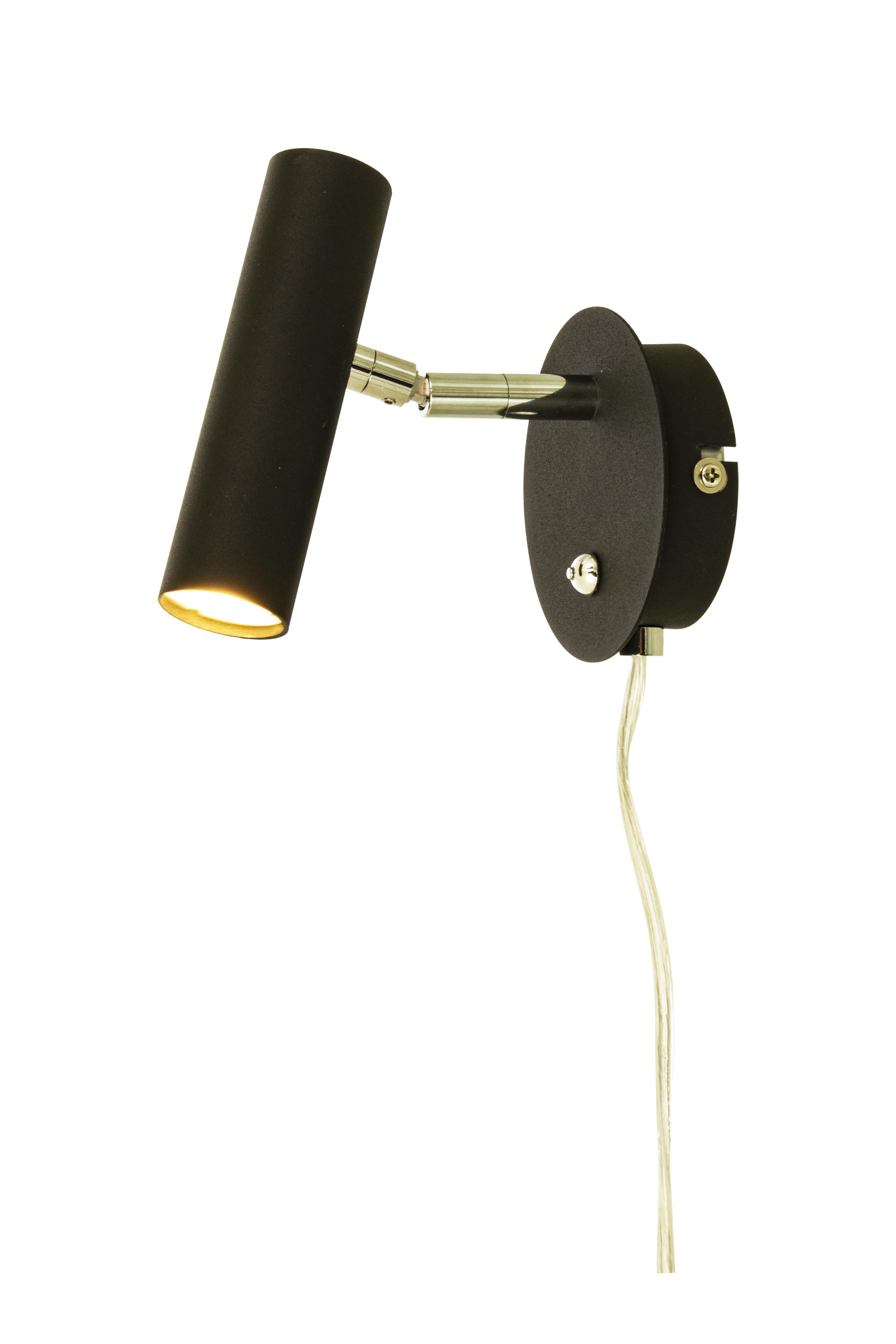 Aneta Lighting - ARTIC VEGGLAMPE SVART