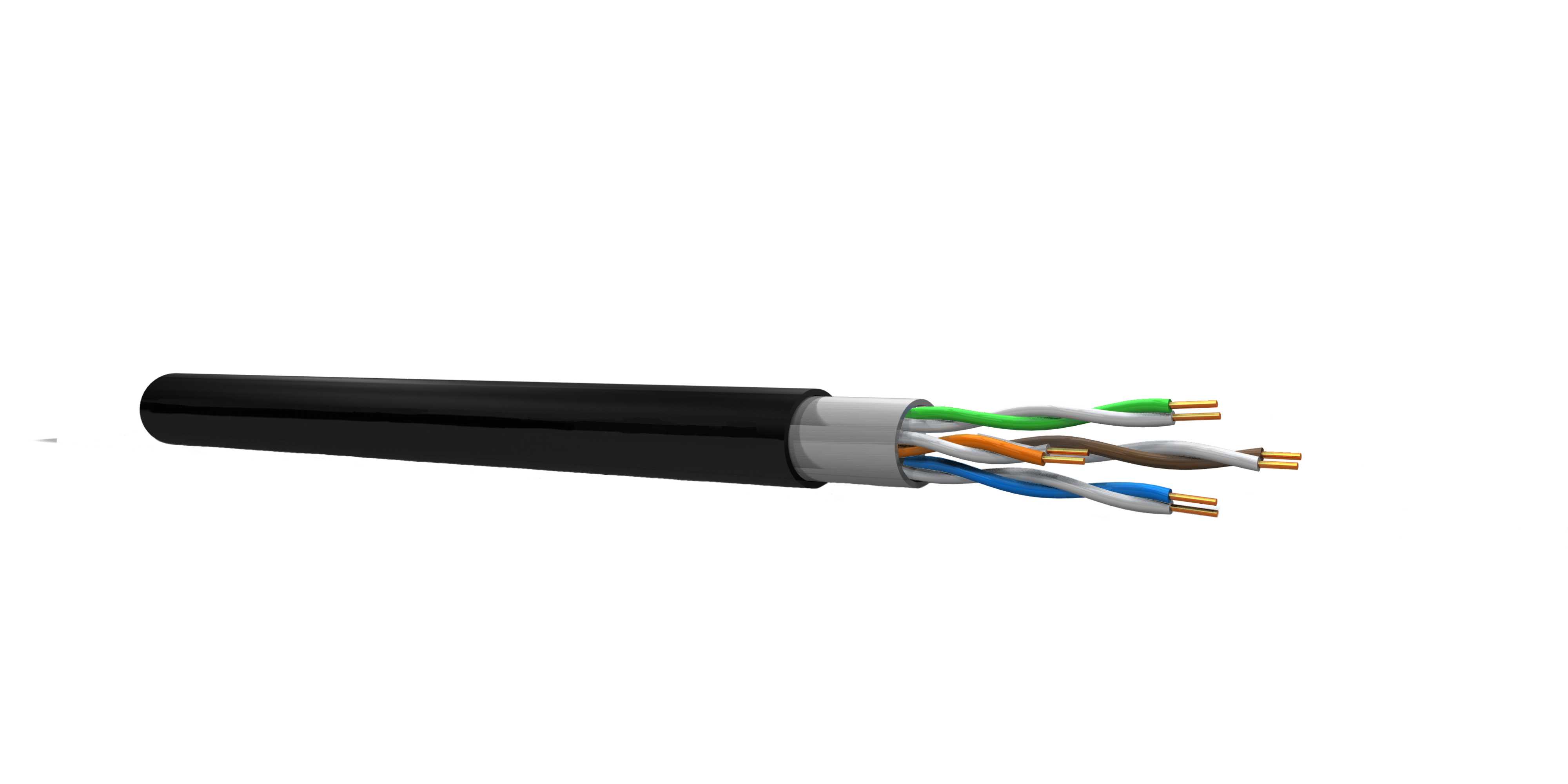 NEK Kabel - TP-Kabel U/UTP CAT 5E UTENDØRS (305M)