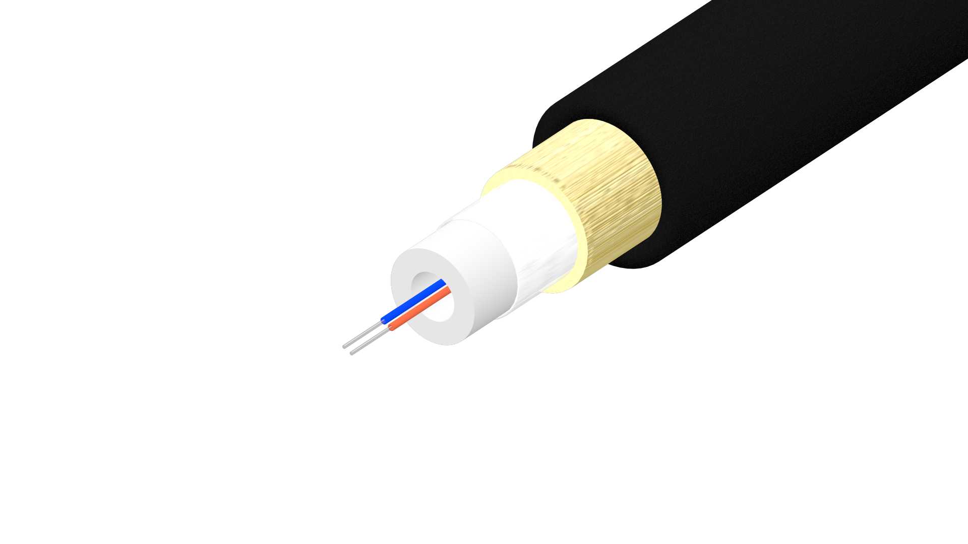 Melbye - 2F Mikrokabel 3,9mm G657A1 9/