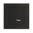 SG Armaturen - USB A+C LADER 3A IF SORT