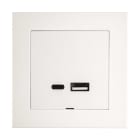 SG Armaturen - USB A+C LADER 3A IF HVIT
