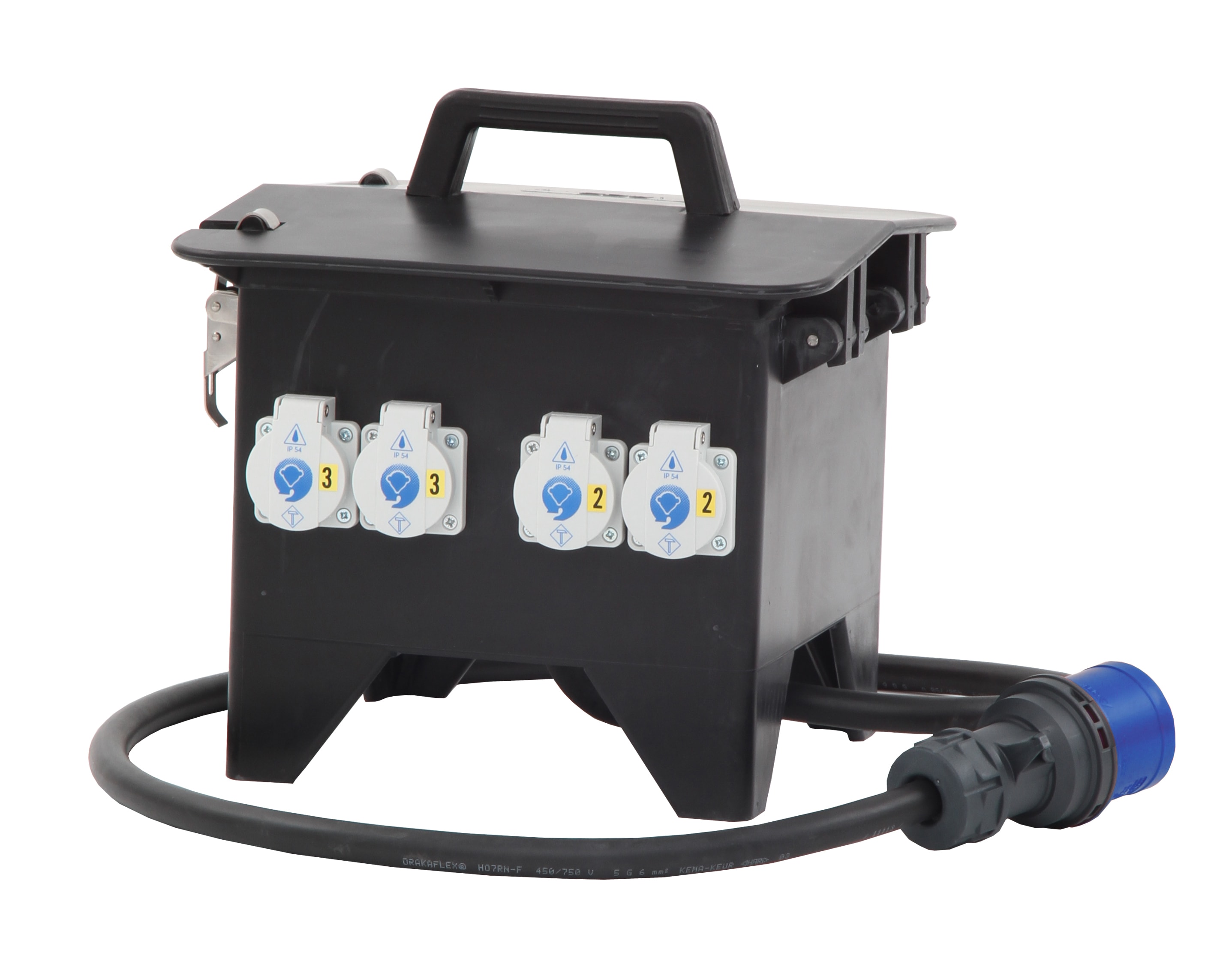 El-Bjørn - Gummis. 32A 00204 230V m/FI