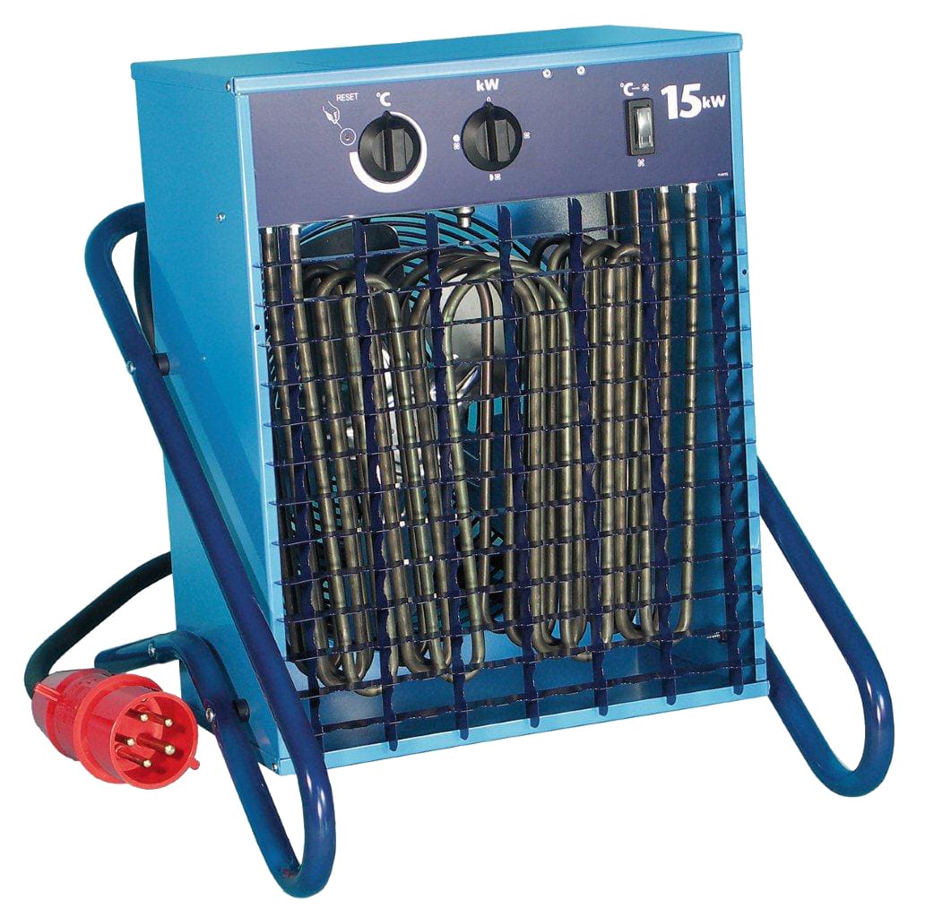 El-Bjørn - Varmevifte VF15N 15KW 400V 2m kabel og plugg. m/timer