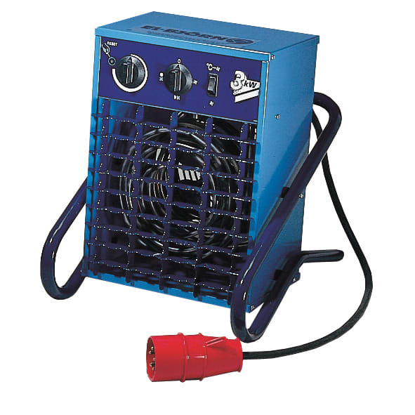 El-Bjørn - Varmevifte VF3 3KW 400V 2m kabel og CEE plugg