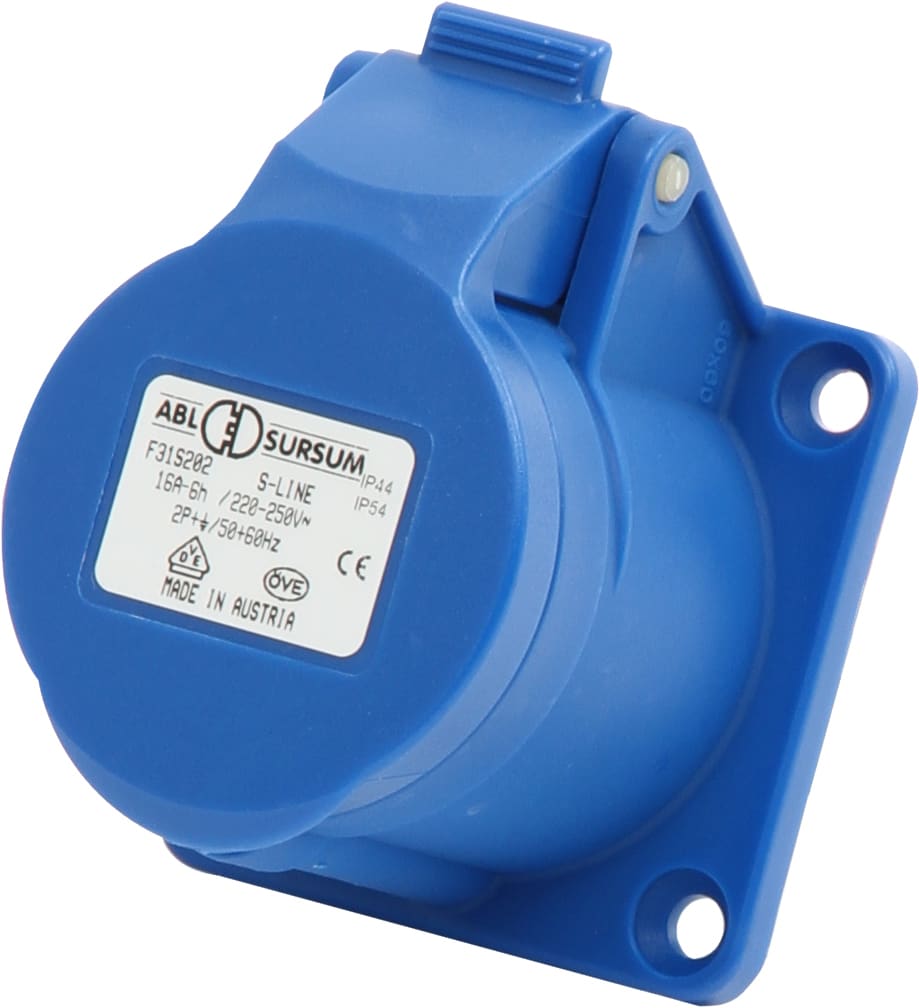 ABL Sursum - Stikkontakt innfelt rett ABL 216-6 230V F31S202 IP44