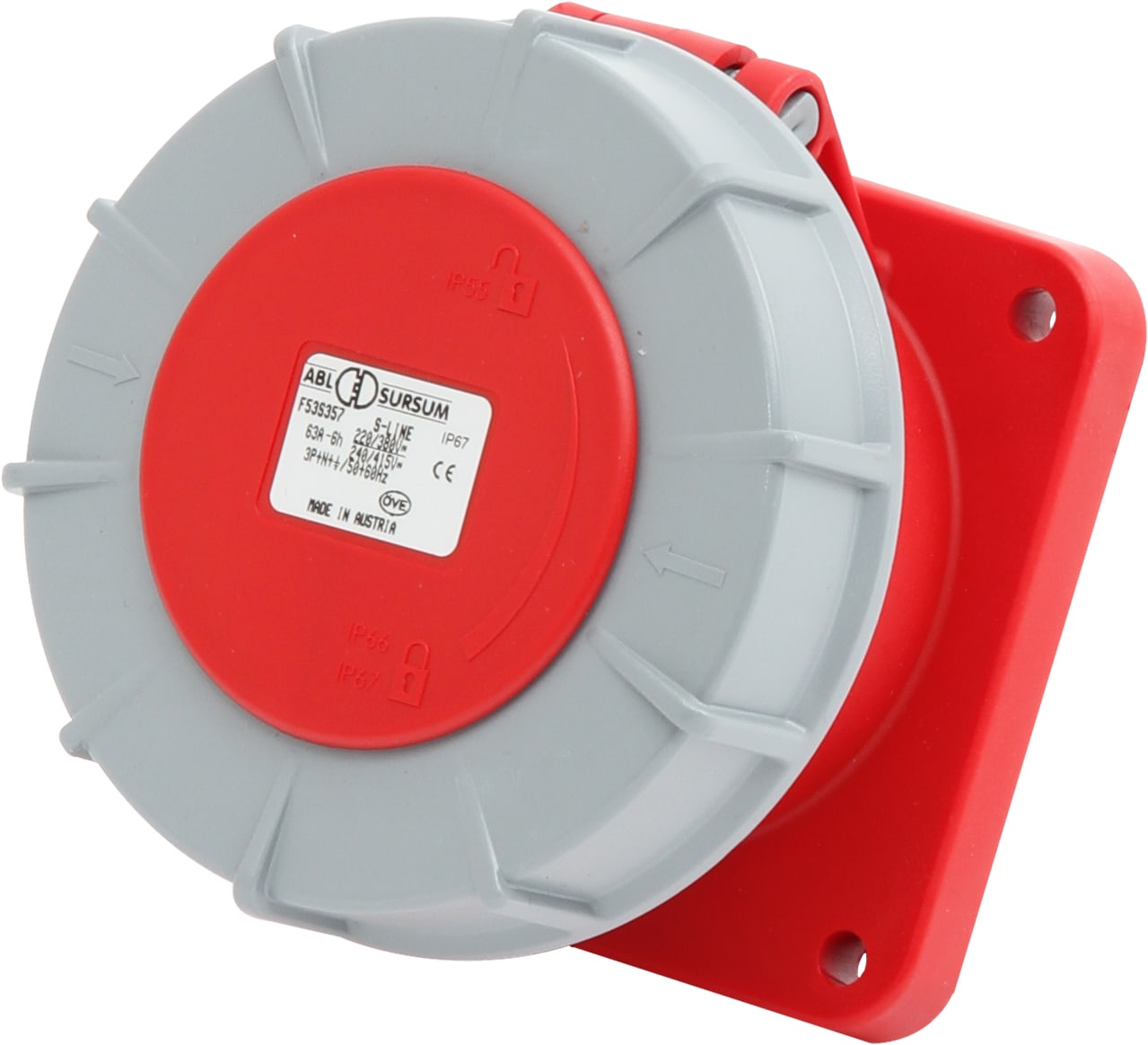 ABL Sursum - Stikk innfeltR463-6 400V IP67