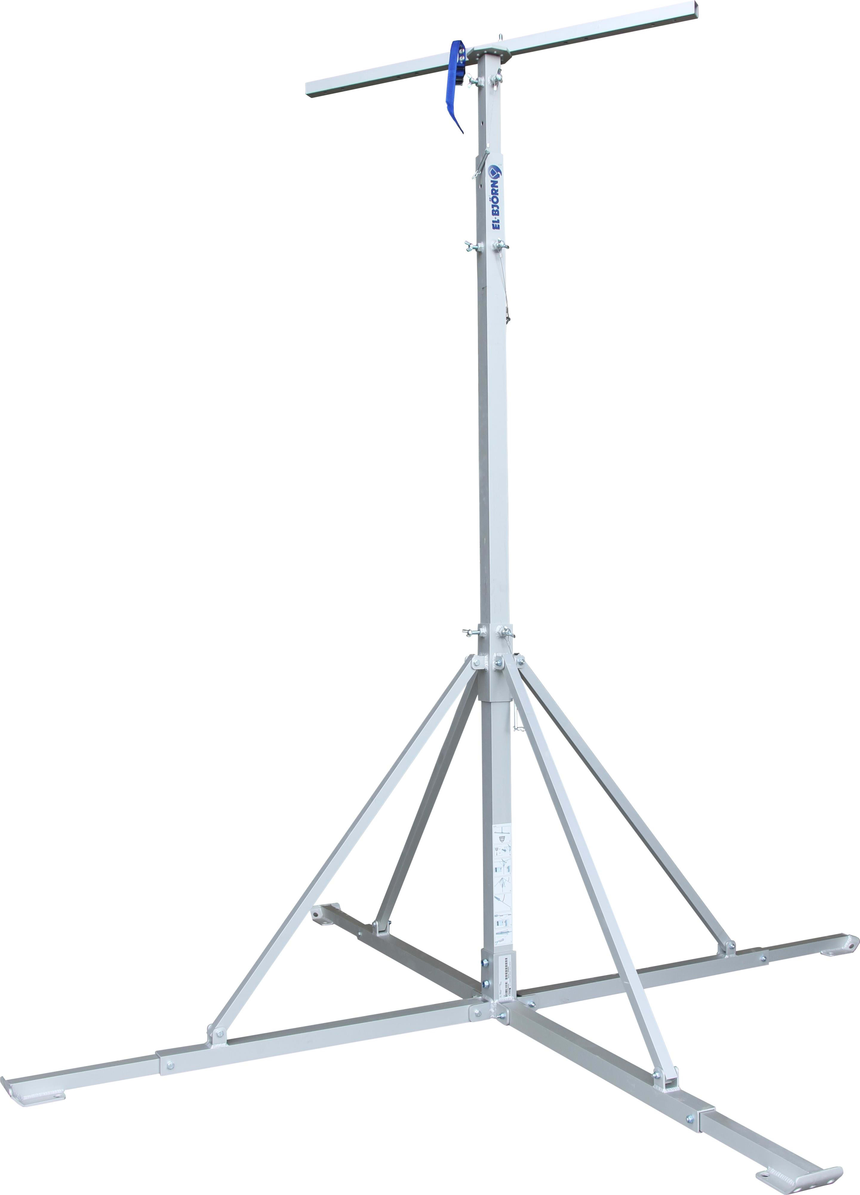 El-Bjørn - Lysmast M5000 5m med fot Regulerbart