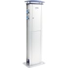 El-Bjørn - Alfa-II strømsøyle med lys 2 uttak m/måler (inn230V).