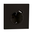 SG Armaturen - STIKK IF ENKEL M/J + USB-A LADER 2,4A SORT 6-PACK