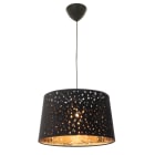 Aneta Lighting - RANDOM TAKLAMPE SVART/GULL