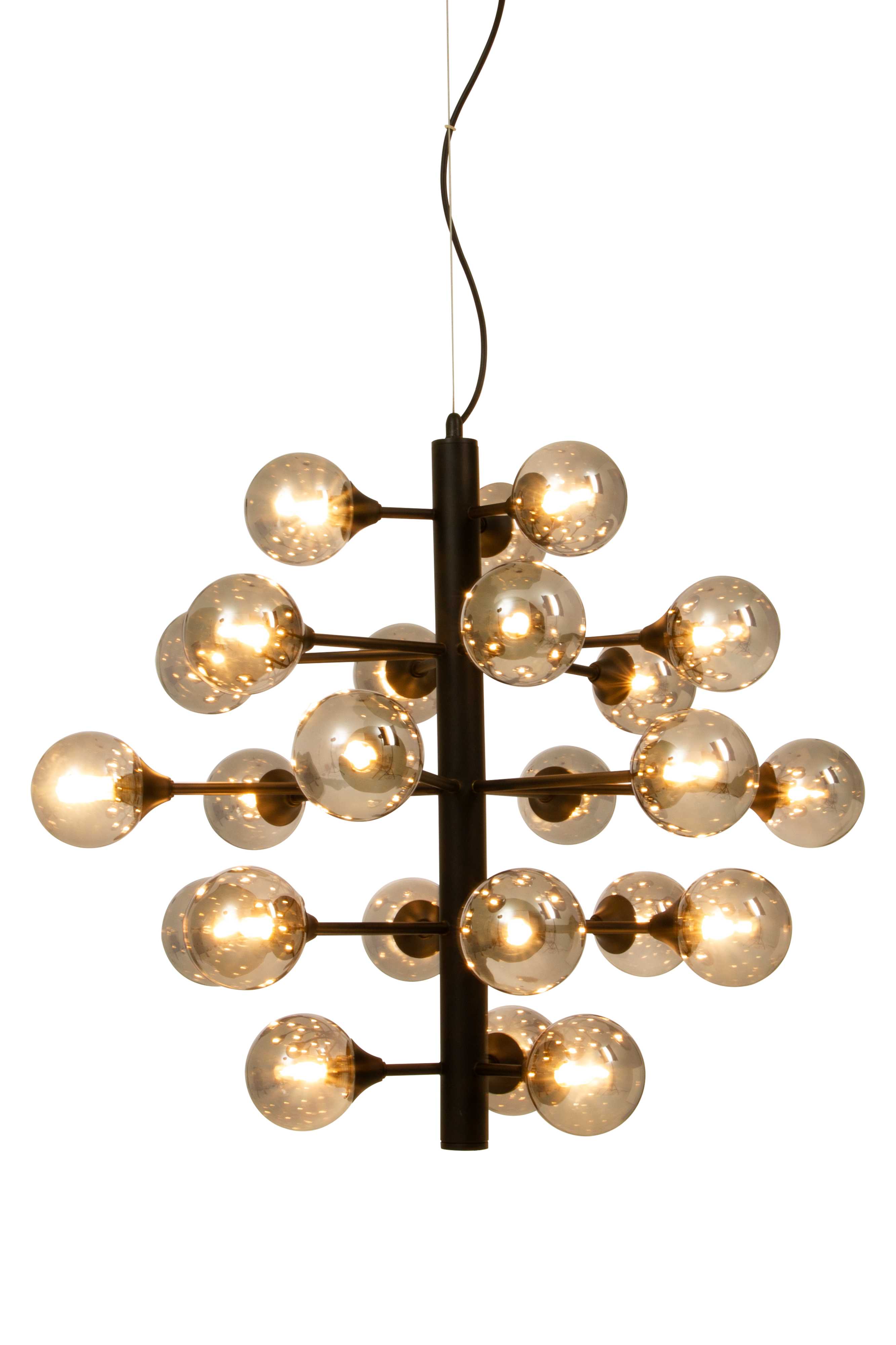 Aneta Lighting - COSMOS TAKLAMPE 24-ARM SVART/SOTET