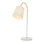 Aneta Lighting - LJUSDAL BORDLAMPE HVIT/MATT MESSING