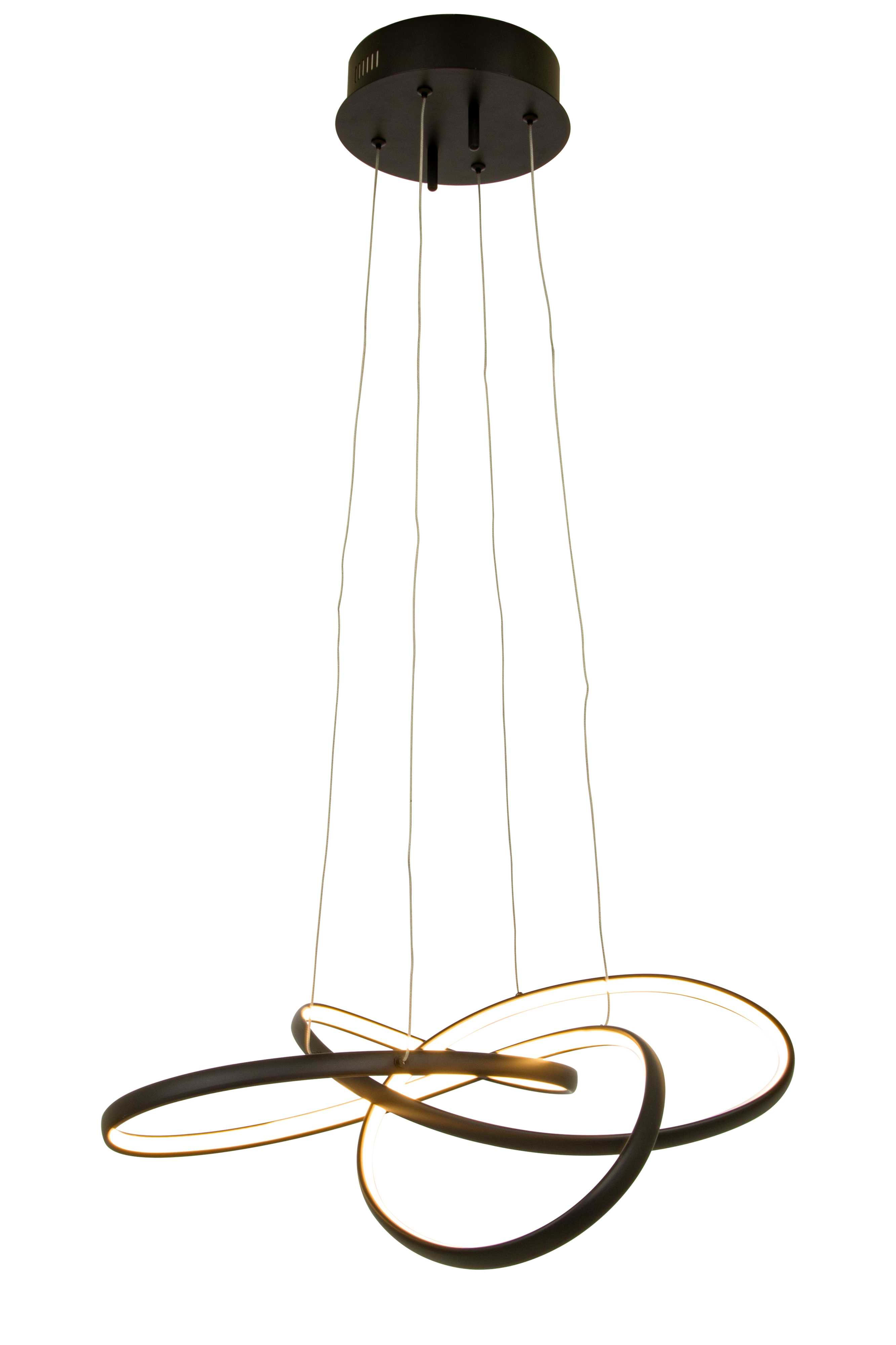 Aneta Lighting - NEBULOSA TAKLAMPE SVART