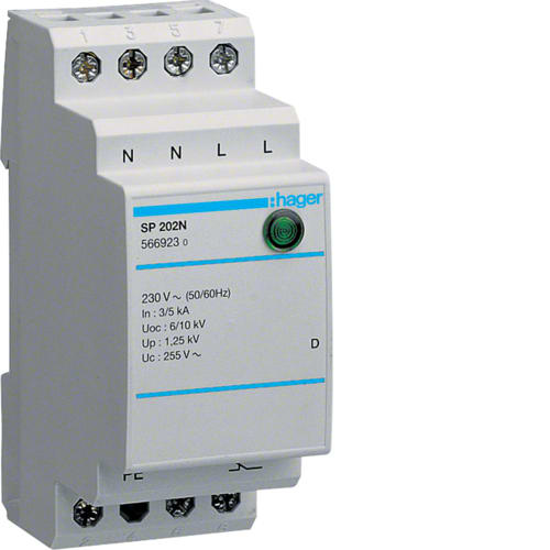 Hager - O.S.V KLASSE III 2X16A+SIGNAL