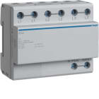 Hager - Overspenningsvern 3-pol 230/ 400V nett, Uc 255V, Up 4kV, Iimp (10/350) 50/100kA, type 1 grovvern (kl.B)