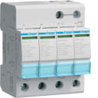 Hager - Overspenningsvern SPN415, 3+N 400V TNS nett, Uc 275V, Up=1,5V, In 20kA, Imax 40kA, type2-mellomvern (kl.C)
