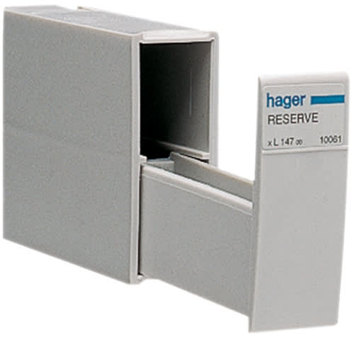 Hager - Modulær holder for reserve smeltesikringer D01, D02