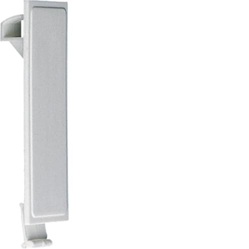Hager - Dekkbrikke bredde 1 modul - 17,5 mm, polarhvit ral 9010