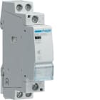 Hager - Modulær kontaktor, 1-mod, brumfri, 2x25A, 230V AC