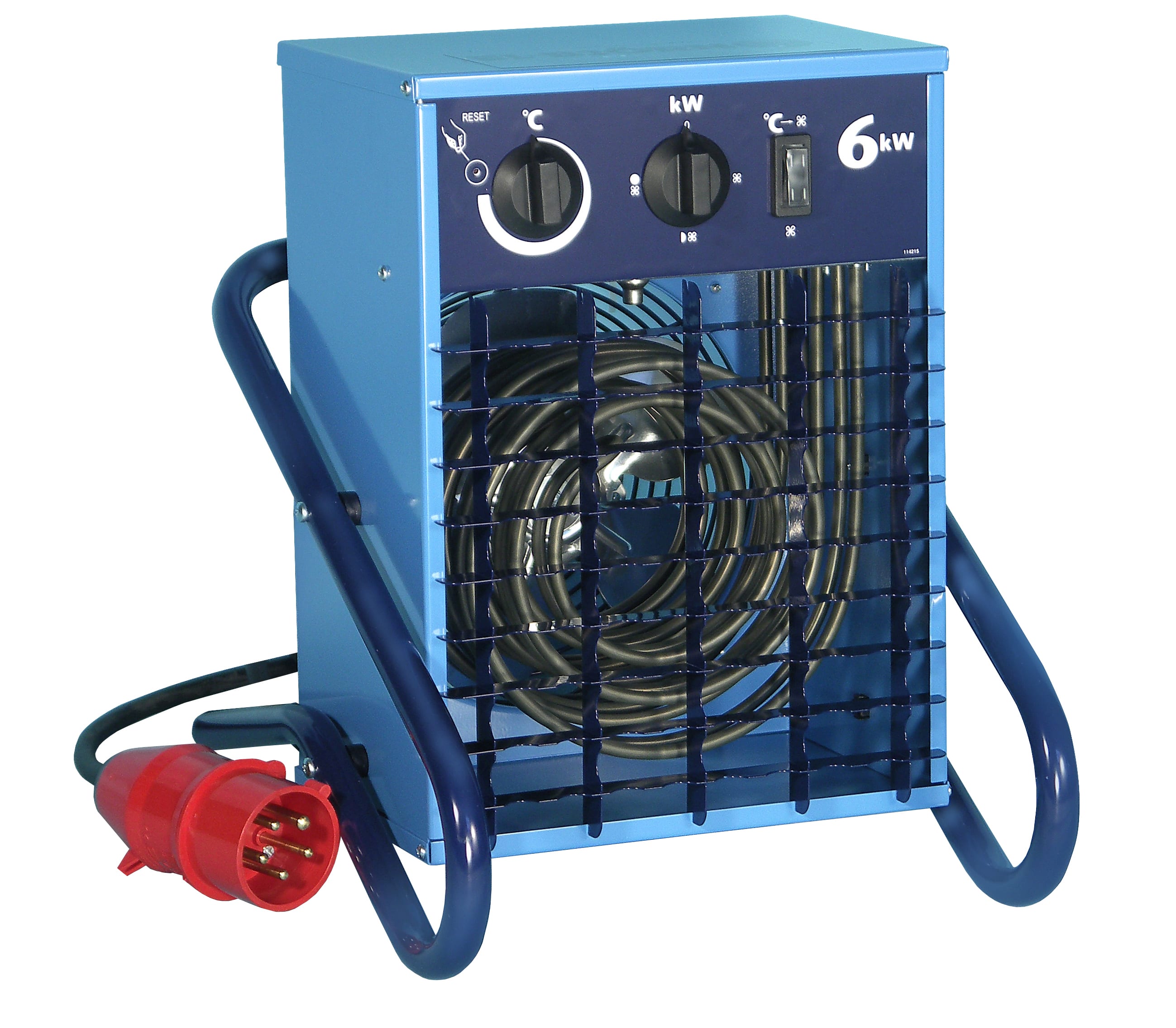 El-Bjørn - Varmevifte VF6 6KW 400V 2m kabel og CEE plugg