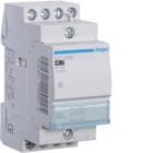 Hager - Modulær kontaktor, 2-mod, brumfri, 3no + 1nc 25A, 230V AC