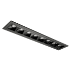 SG Armaturen - INSPIRE R 300 2700K SORT 8W, 900lm, RA98, SDCM 2, Class II SELV, IP20, IK10, L90/B10 100,000