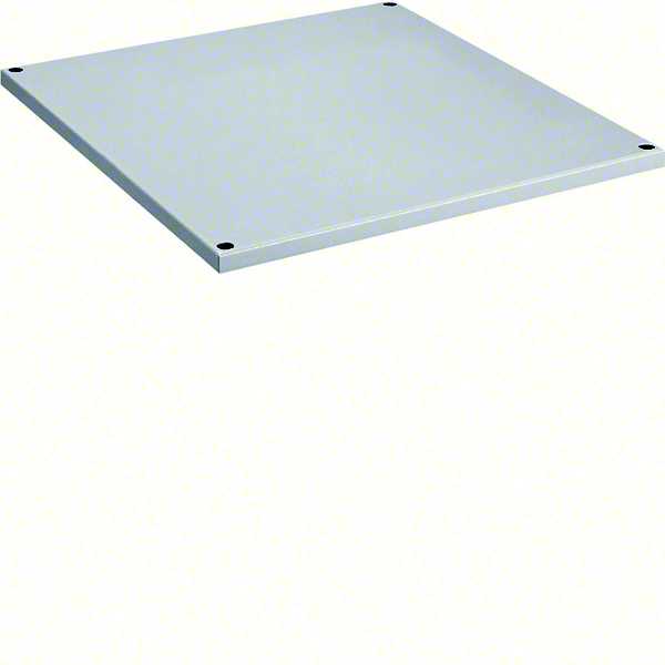 Hager - Tett topplate i metall for rekkegulvskap IP54,  FG21XD,  350X600