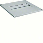 Hager - Bunnplate i metall for innføring av kabel i rekkegulvskap type FG23XD, 850 x 600