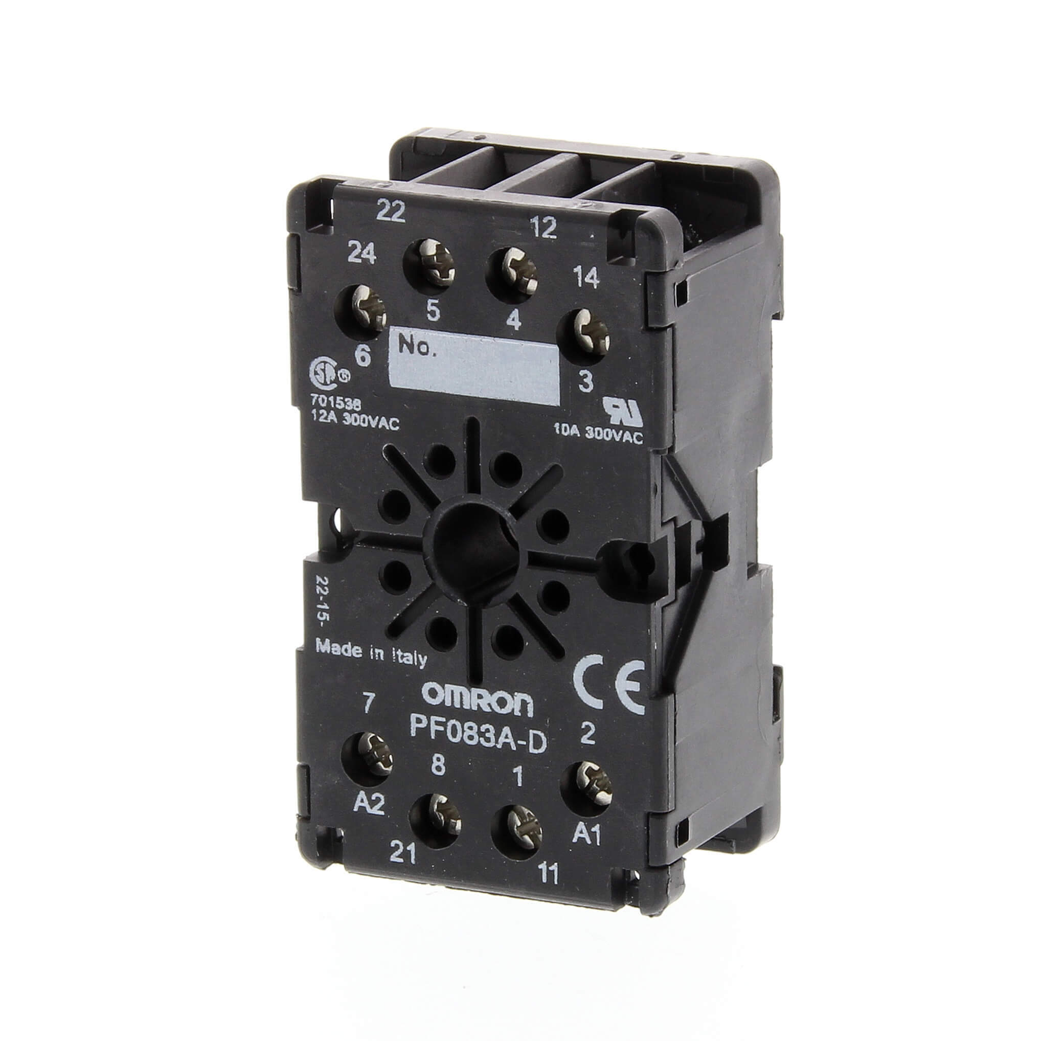 Omron - SOKKEL, 8-PINS, SORT
