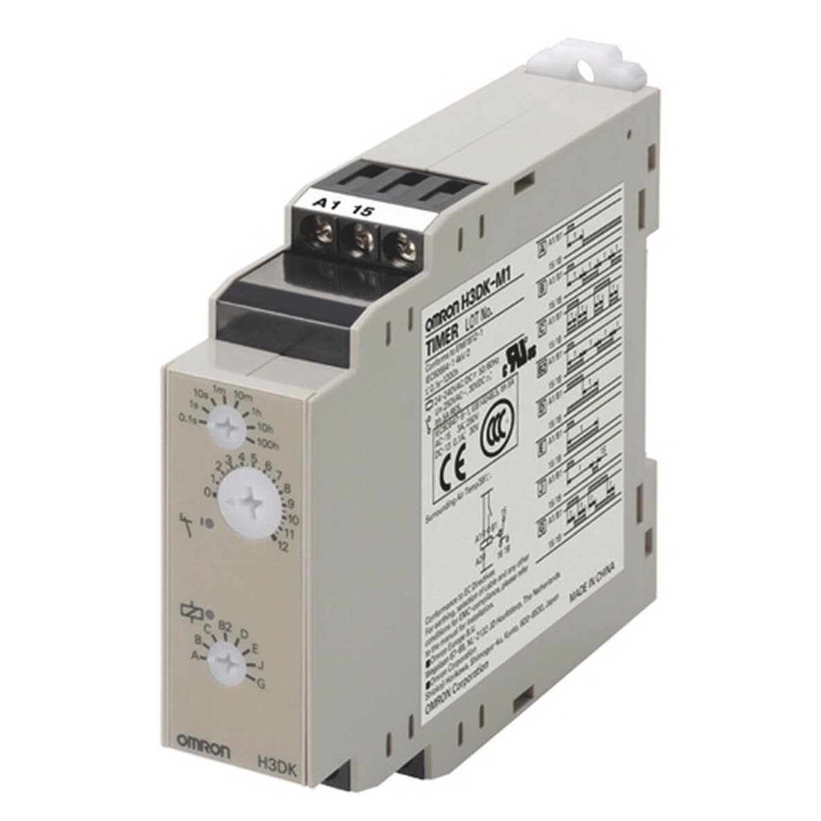 Omron - H3DK-M1A DC12 TIDSRELE MULTIFUNKSJON 12VDC